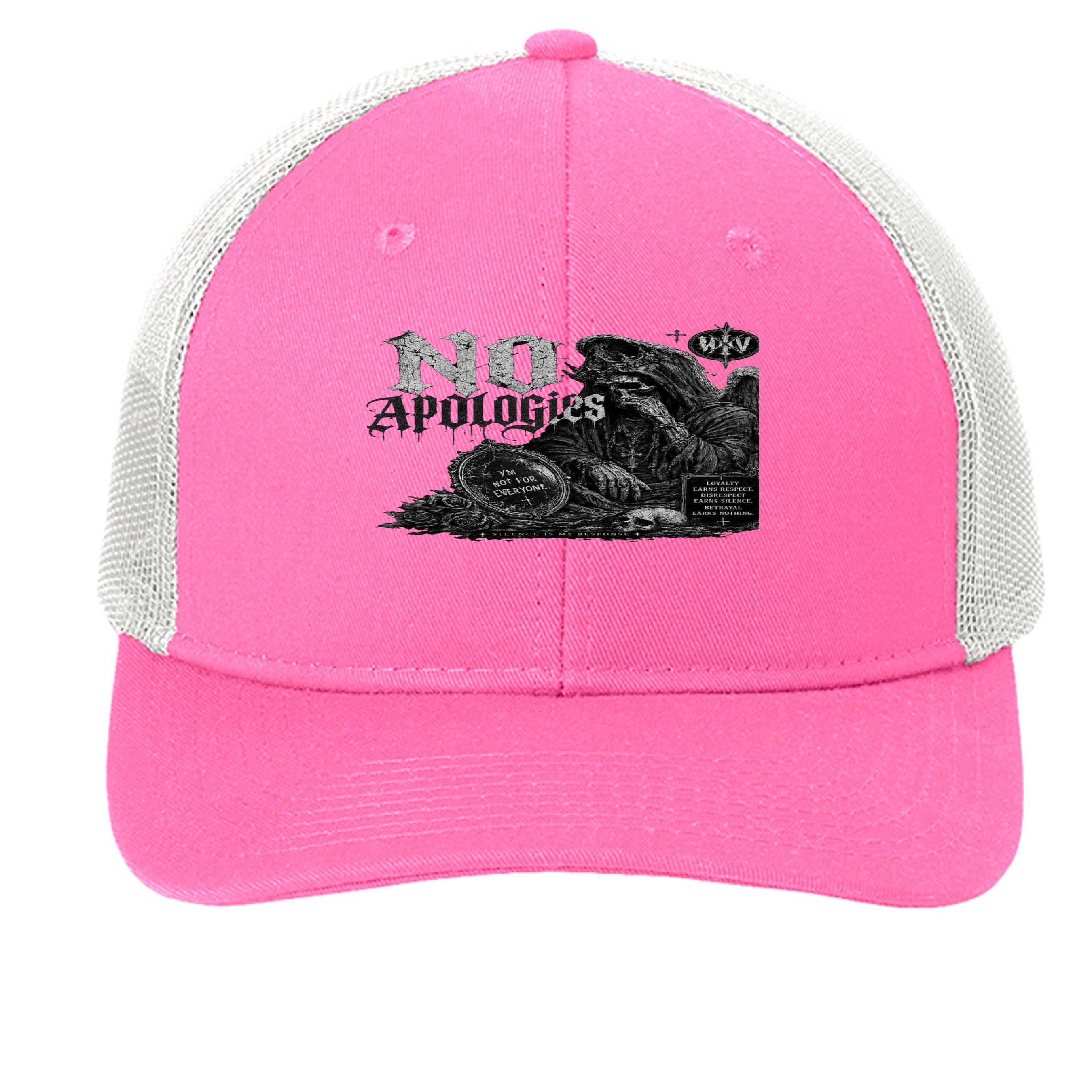 True Pink/ White - C402 - FRONT