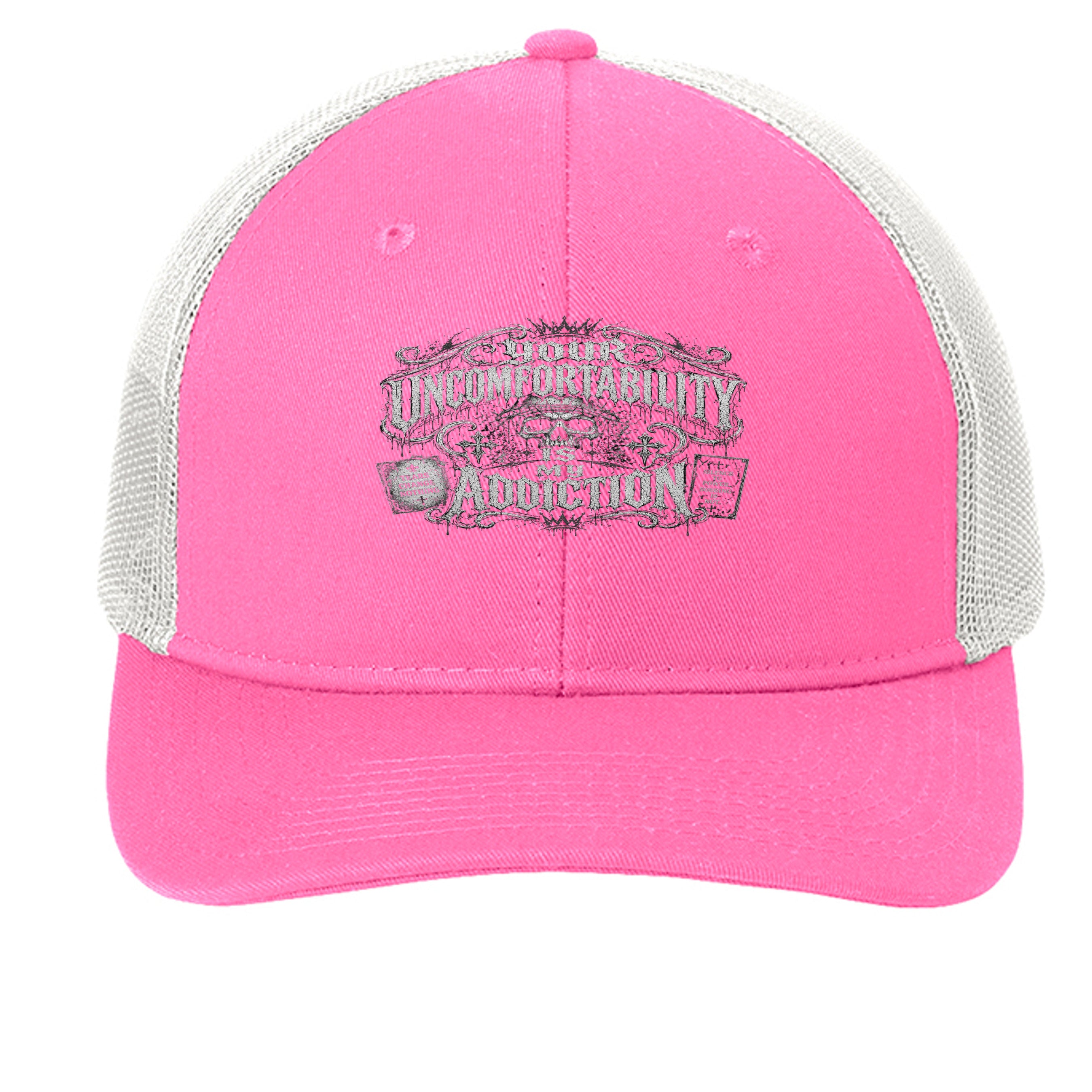 True Pink/ White - C402 - FRONT