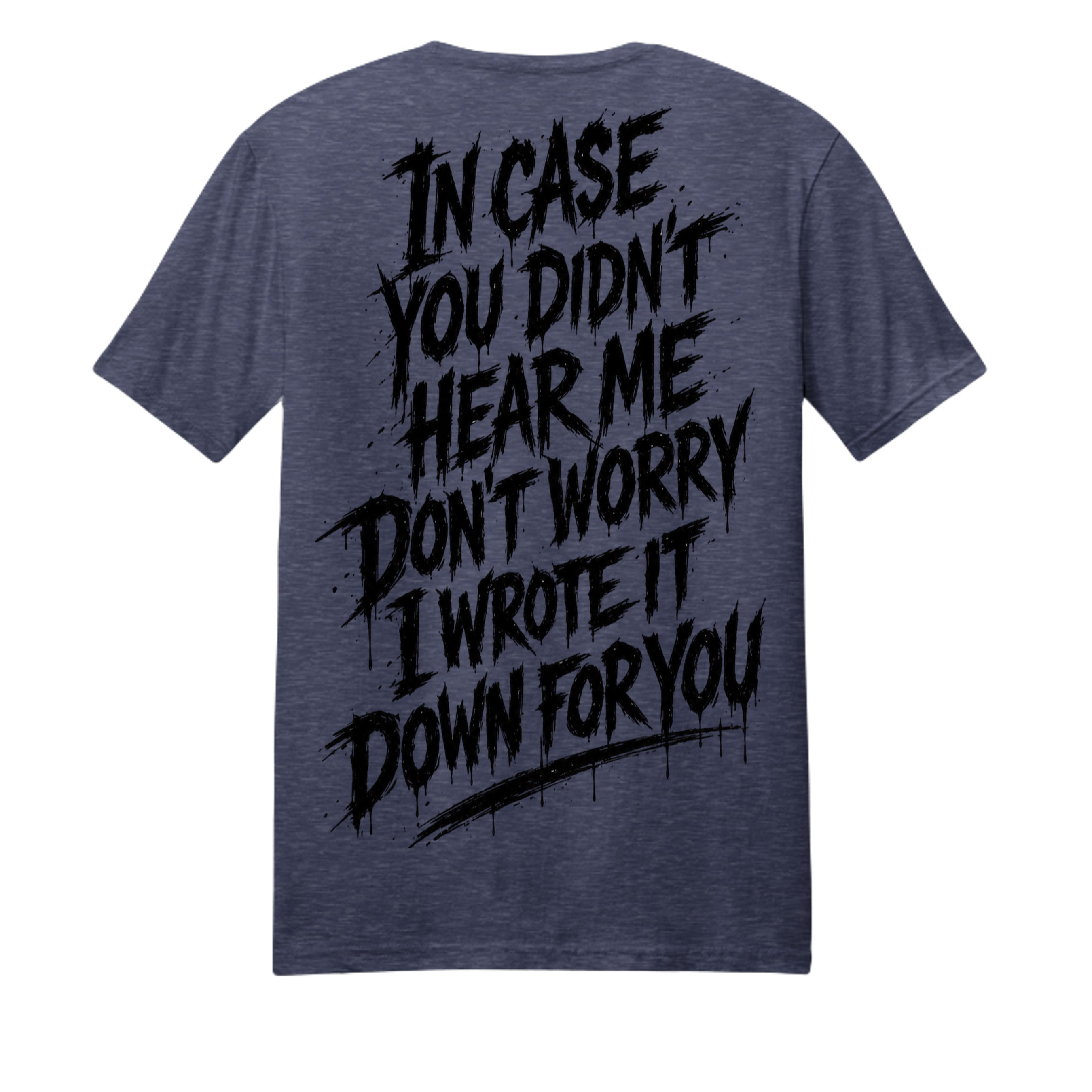 Team Navy Heather - PC455 - BACK