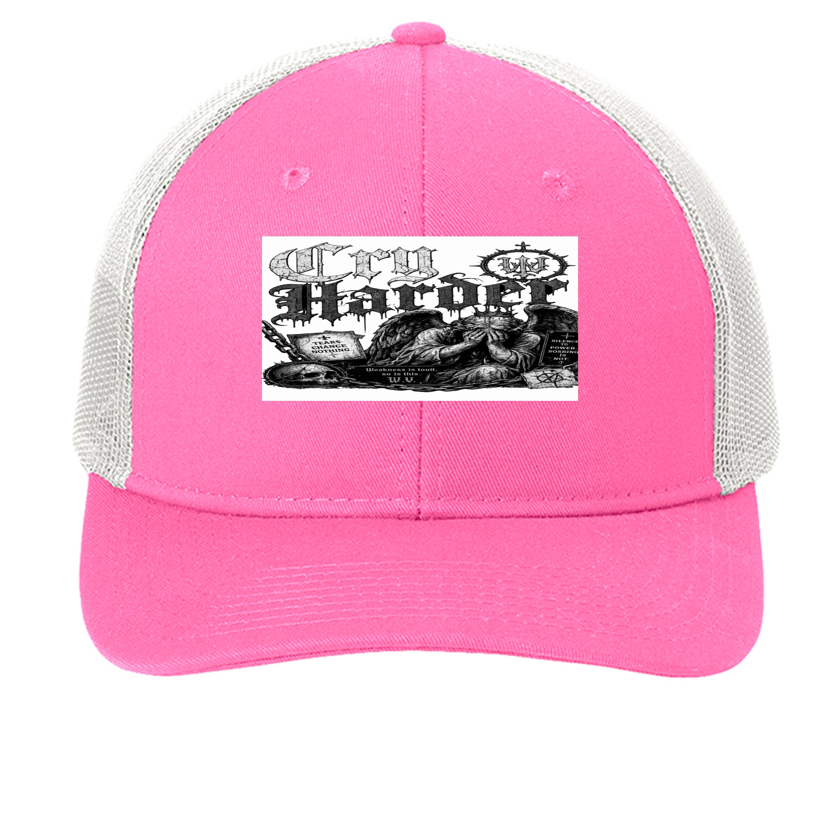 True Pink/ White - C402 - FRONT