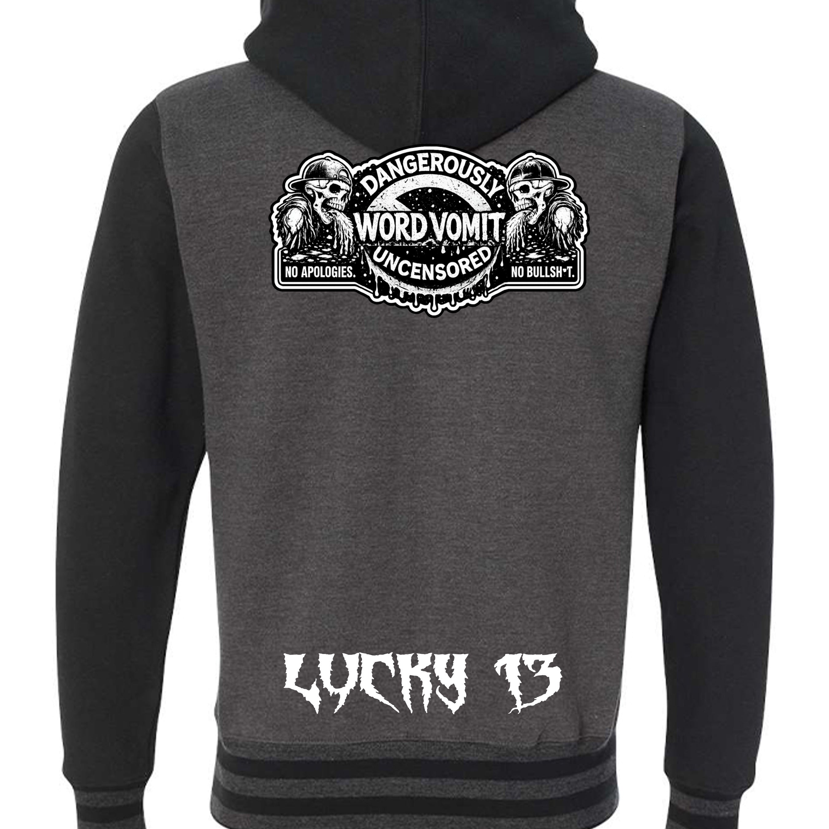 Charcoal Heather/ Black - IND45UVZ - BACK