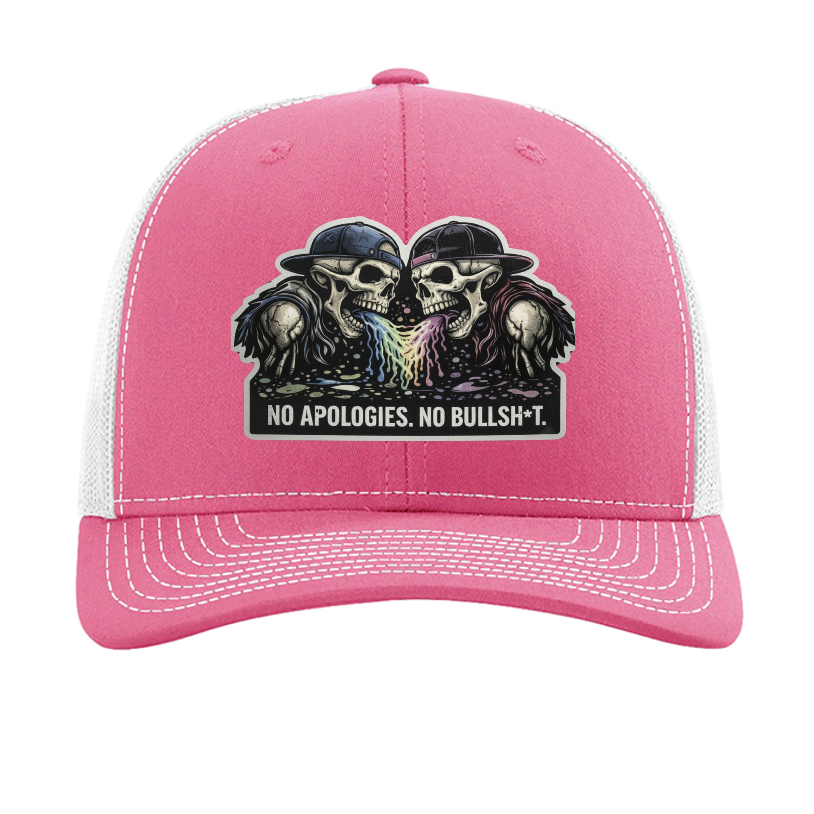Hot Pink/ White - 112 - FRONT
