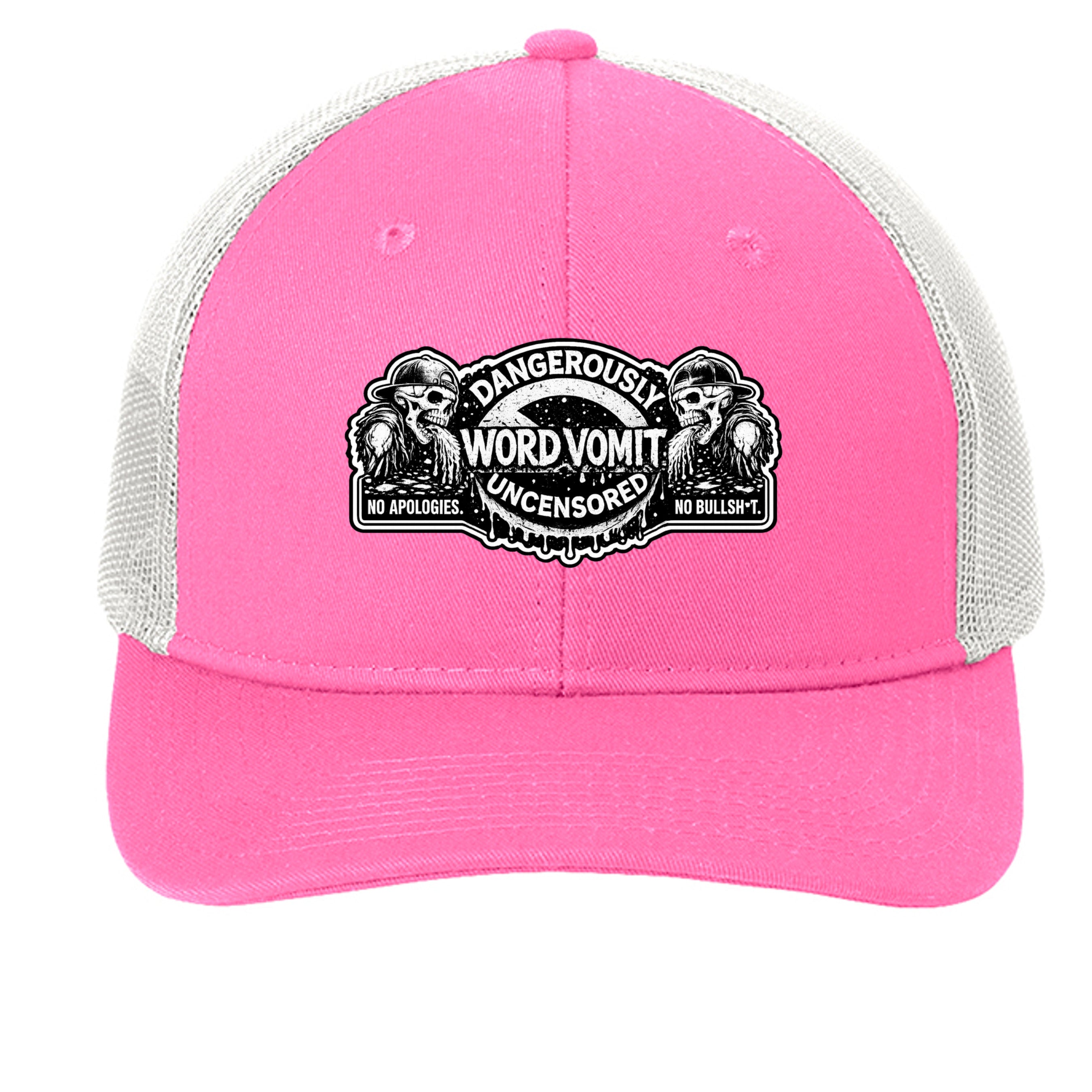 True Pink/ White - C402 - FRONT