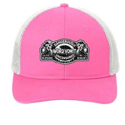 True Pink/ White - C402 - FRONT