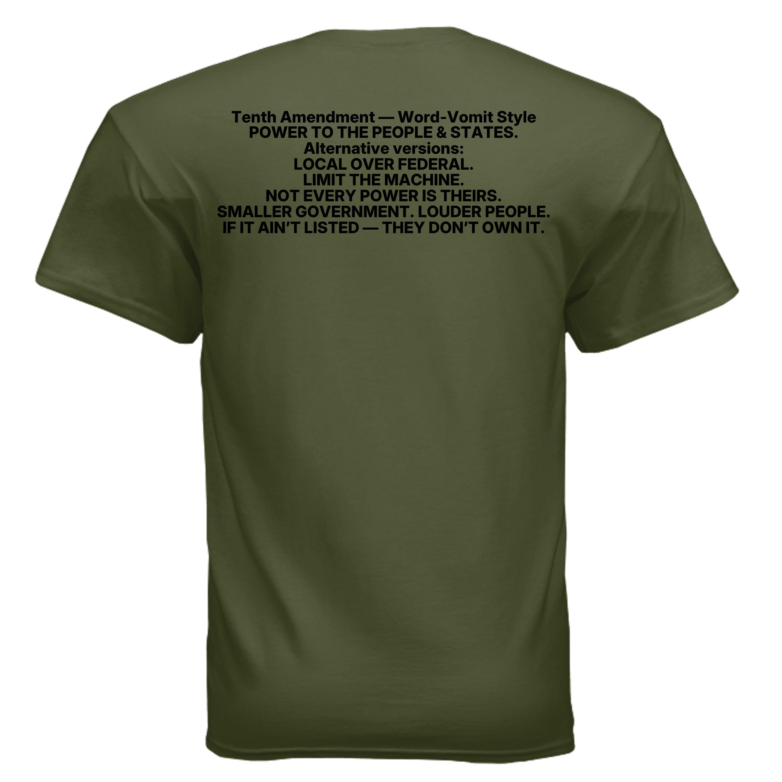 MILITARY GREEN - G500 - BACK