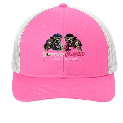 True Pink/ White - C402 - FRONT