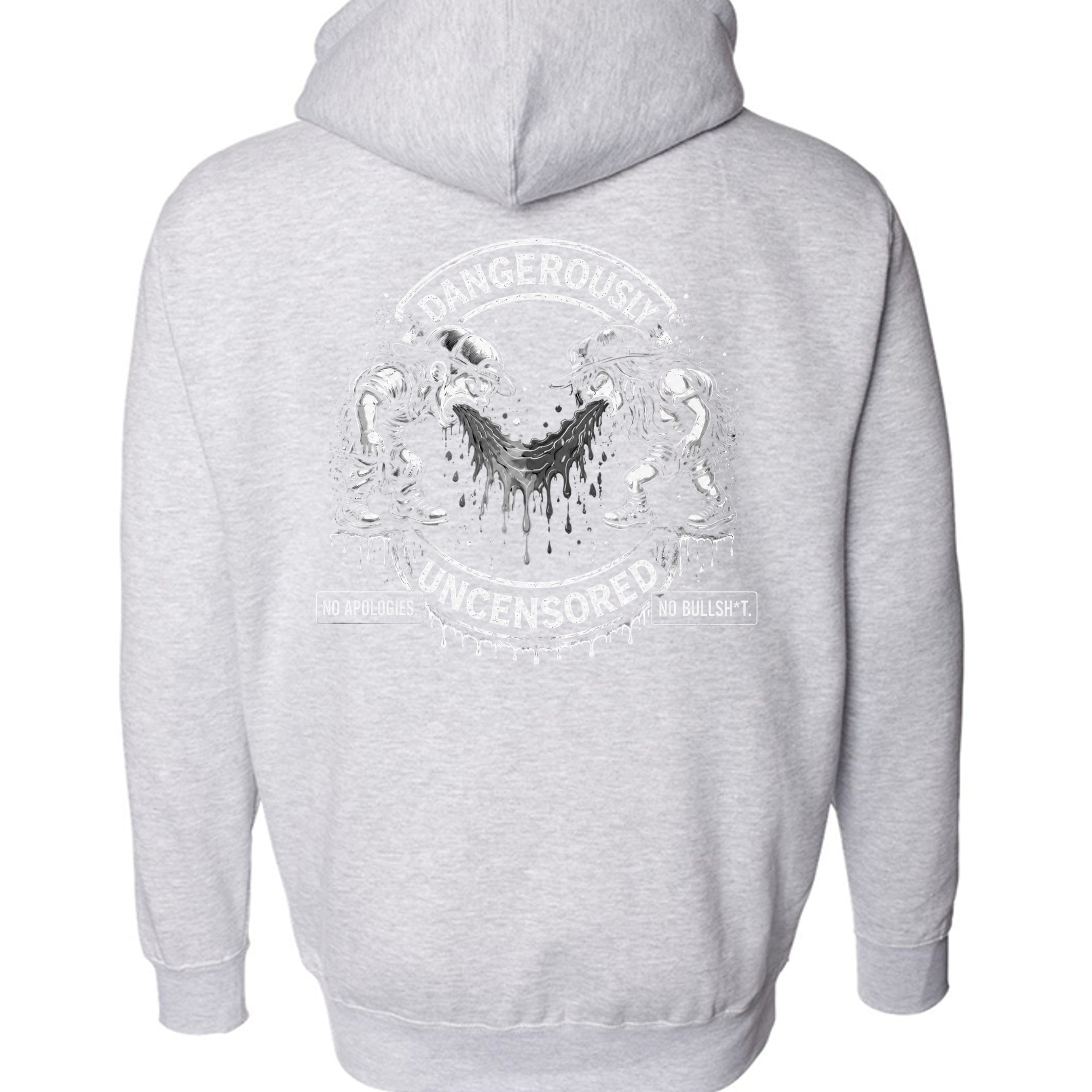 Grey Heather - IND4000Z - BACK