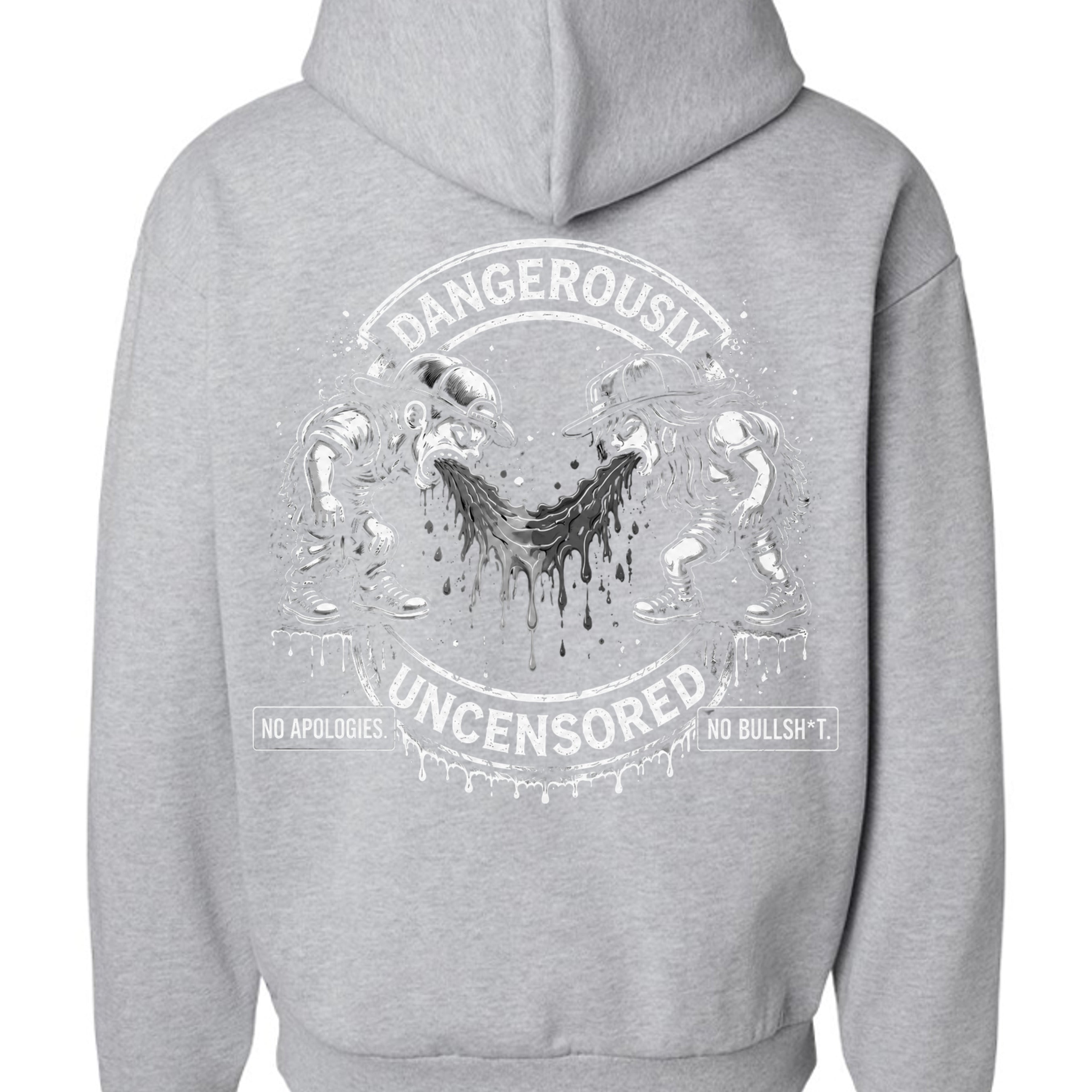 Grey Heather - IND420XD - BACK