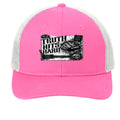 True Pink/ White - C402 - FRONT