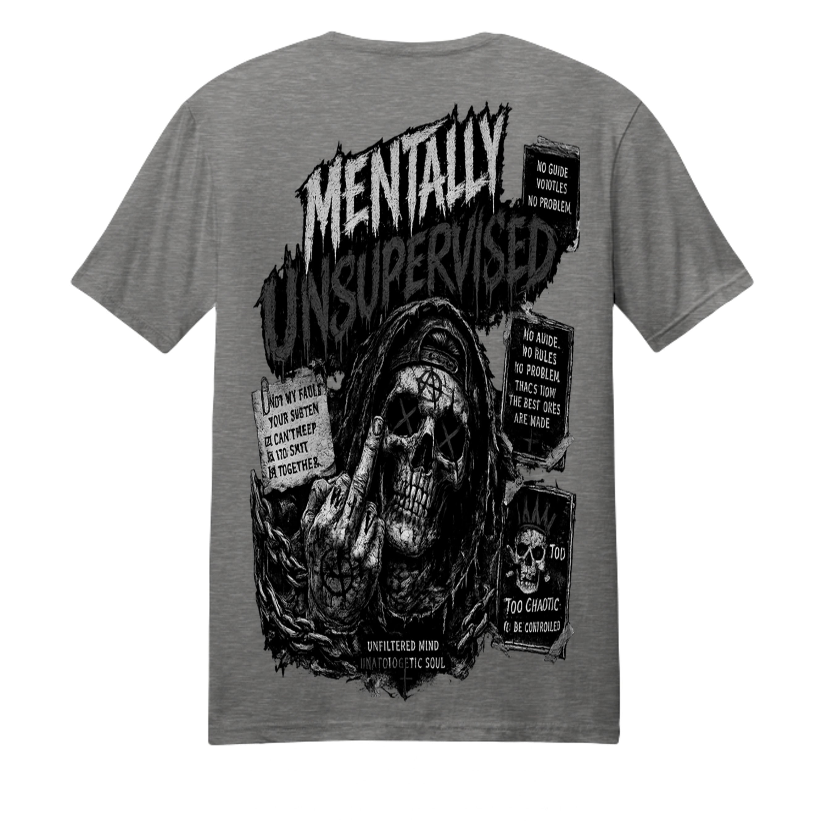 Graphite Heather - PC455 - BACK