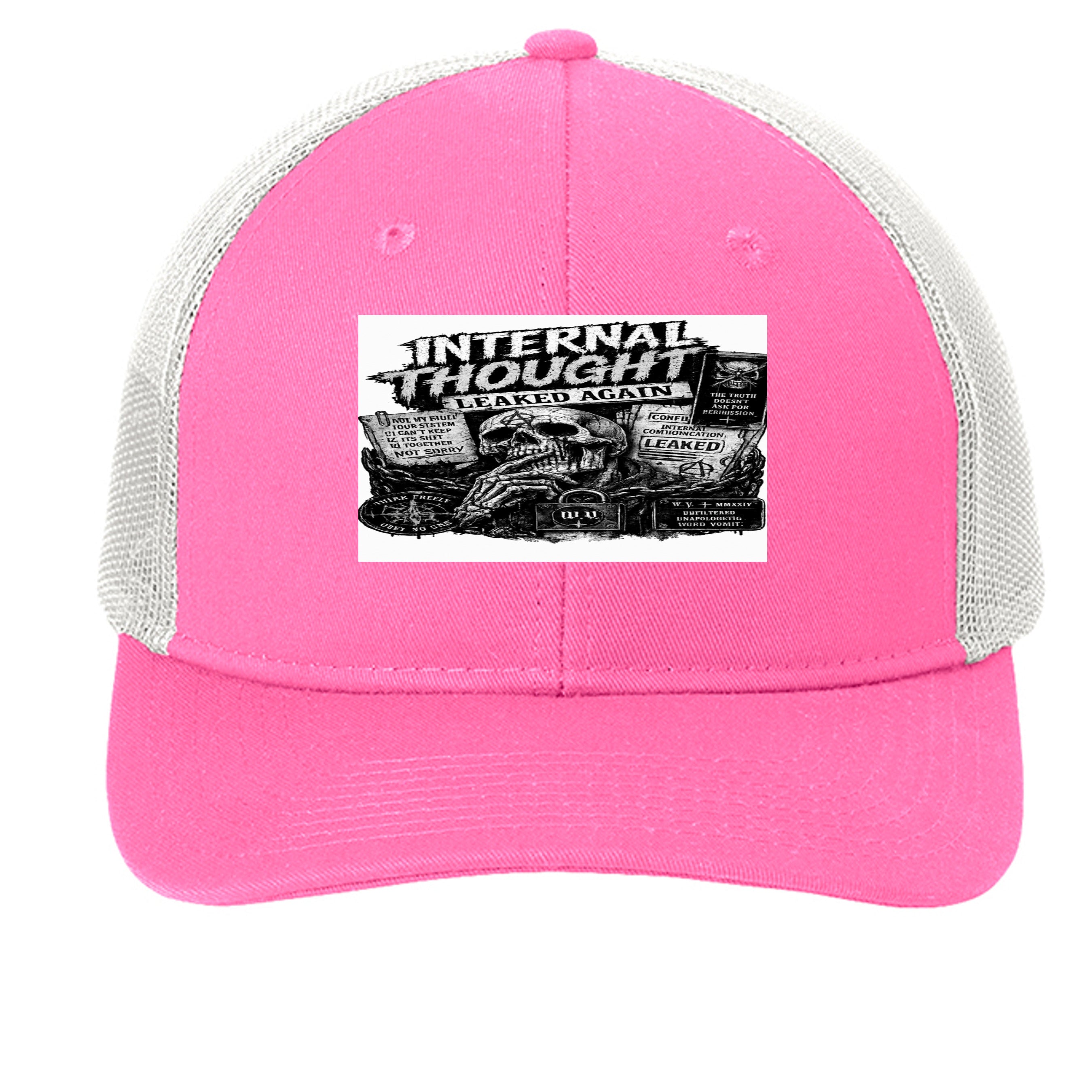 True Pink/ White - C402 - FRONT