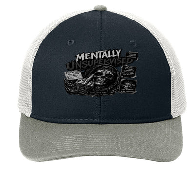 Rich Navy/ Heather Grey/ White - C402 - FRONT