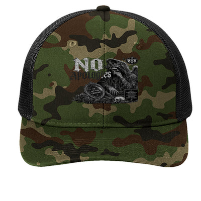 Woodland Camo/ Black - C402 - FRONT