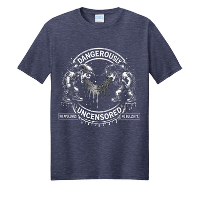 Team Navy Heather - PC455 - FRONT