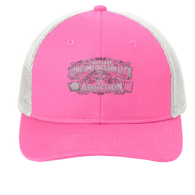 True Pink/ White - C402 - FRONT