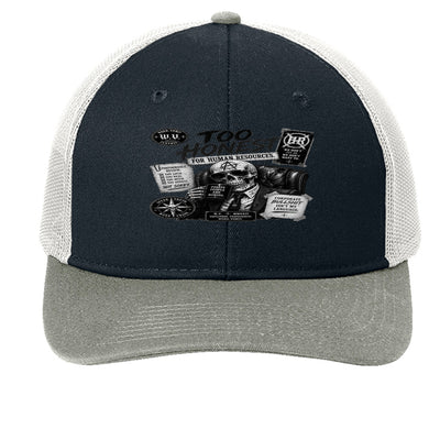 Rich Navy/ Heather Grey/ White - C402 - FRONT