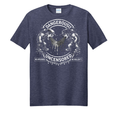 Team Navy Heather - PC455 - FRONT