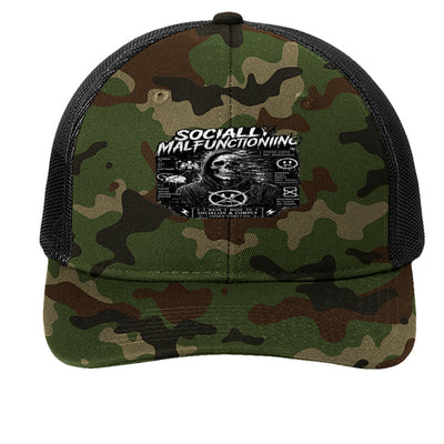 Woodland Camo/ Black - C402 - FRONT