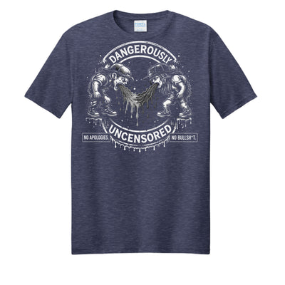 Team Navy Heather - PC455 - FRONT
