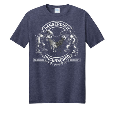 Team Navy Heather - PC455 - FRONT