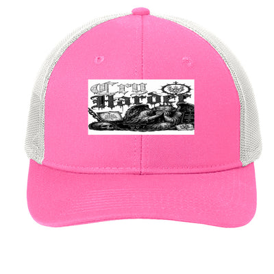 True Pink/ White - C402 - FRONT