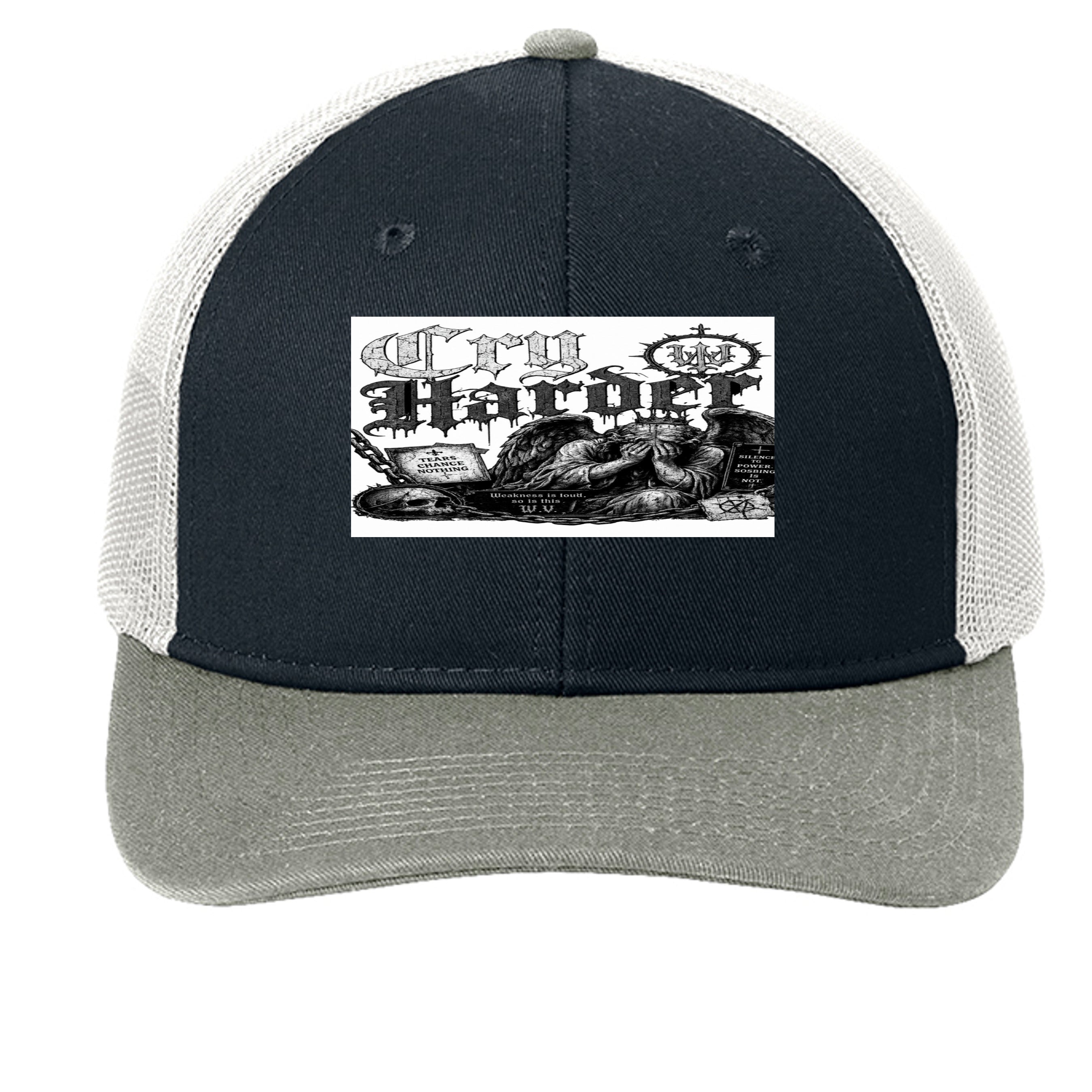 Rich Navy/ Heather Grey/ White - C402 - FRONT