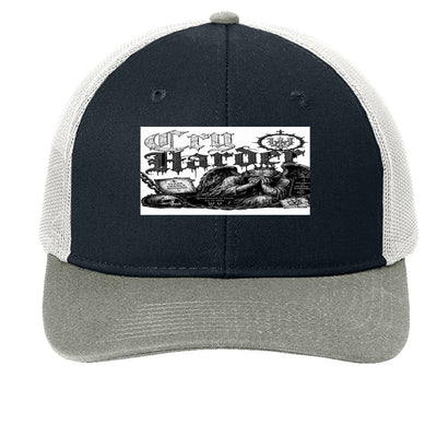 Rich Navy/ Heather Grey/ White - C402 - FRONT